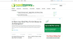 Desktop Screenshot of needmoney.com